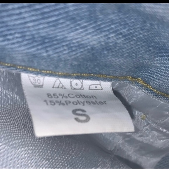 Blue Jeans Shorts, Size Small - Picture 3 of 3